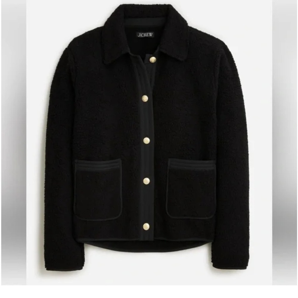 J. Crew | Jacket | Teddy Sherpa Lady Jacket
